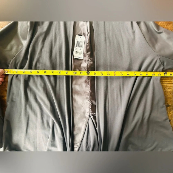 Grace Elements Faux Leather and Knit Open Jacket - Size XL - NWT - Picture 10 of 13